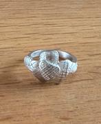 Bague en métal argenté Nico Taeymans, Bijoux, Sacs & Beauté, Bagues, Enlèvement, Comme neuf, Blanc