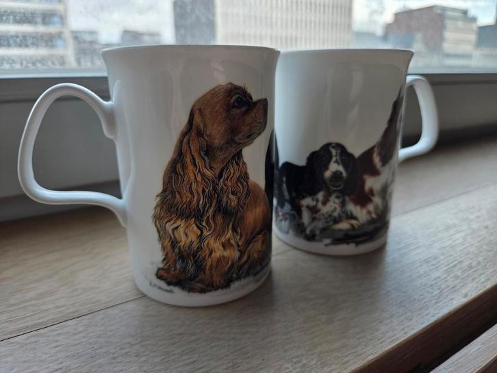Ensemble de 2 tasses vintage pour chien Roy Kirkham, Maison & Meubles, Cuisine | Vaisselle, Utilisé, Tasse(s) et/ou soucoupe(s)