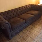 Chesterfield 3-zit/zetelbed, Huis en Inrichting, Ophalen, Driepersoons, Zo goed als nieuw, Rechte bank