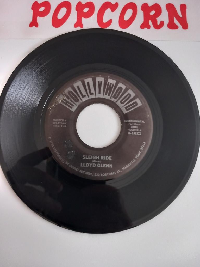 LLOYD GLENN.  SLEIGH RIDE.    POPCORN 45 T