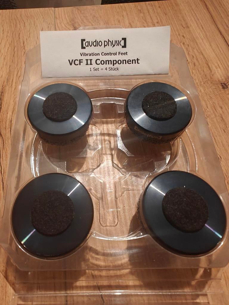 Audio physic vcf ii (plus) component voetjes 4 stuks, Ophalen of Verzenden, Gebruikt