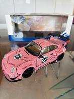 Porsche 911 rwb sopranos solido 1/18 Nikkel in doos, Hobby en Vrije tijd, Modelauto's | 1:18, Ophalen of Verzenden, Zo goed als nieuw