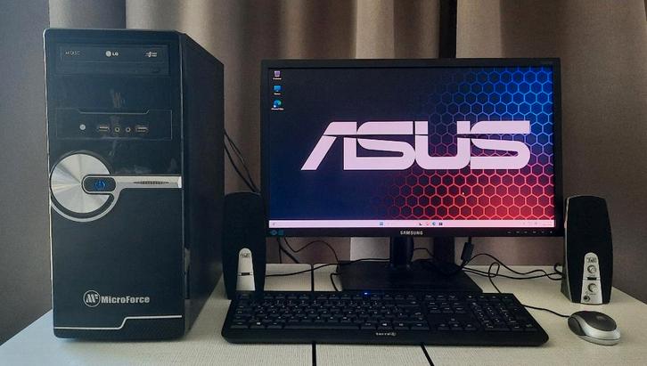 Complete Pc ASUS - Win11, Informatique & Logiciels, Ordinateurs de bureau, Comme neuf, 3 à 4 Ghz, HDD, SSD, 8 GB, Avec carte vidéo