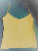 Zara : geel topje elastische schouderbandjes , M, Sans manches, Taille 38/40 (M), Zara, Comme neuf