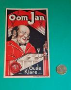 Ancienne étiquette genièvre « oncle Jan » Kortrijk, Enlèvement ou Envoi