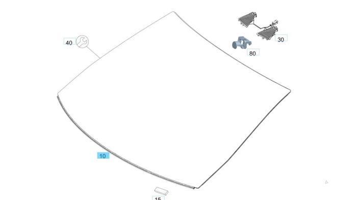 Voorruit van een Mercedes A-Klasse, Auto-onderdelen, Ruiten en Toebehoren, Mercedes-Benz, Nieuw, 3 maanden garantie, Ophalen of Verzenden