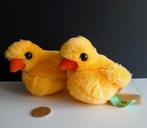2 nieuwe pluche kuikens van het merk : Kik-Erik-i - Pasen, Diversen, Pasen, Ophalen of Verzenden, Zo goed als nieuw