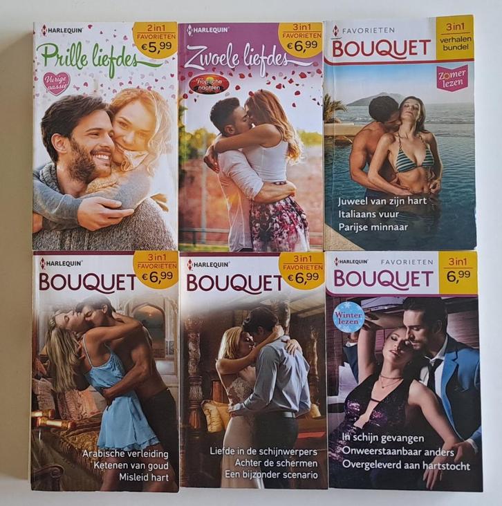 Pockets Harlequin Bouquet Favorieten reeks, Boeken, Romans, Gelezen, Ophalen of Verzenden