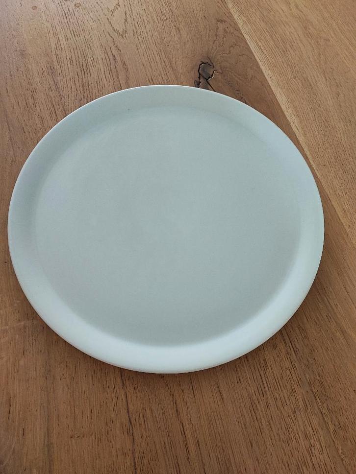 groot taartbord, grote witte schotel, Antiek en Kunst, Antiek | Servies los, Ophalen of Verzenden