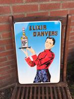 Antwerpen emaille reclamebord, Verzamelen, Ophalen of Verzenden, Zo goed als nieuw, Reclamebord