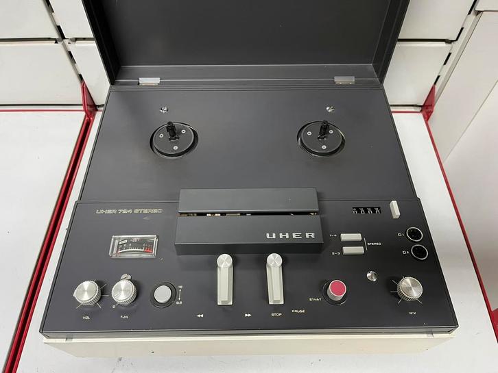 Magnétophone à bandes vintage UHER 724 Stereo, TV, Hi-fi & Vidéo, Enregistreurs audio, Magnétophone, Enlèvement