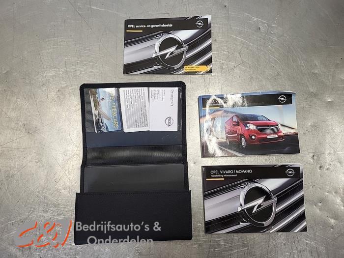 Livret d'instructions d'un Opel Vivaro, Autos : Pièces & Accessoires, Autres pièces automobiles, Opel, Utilisé, 3 mois de garantie
