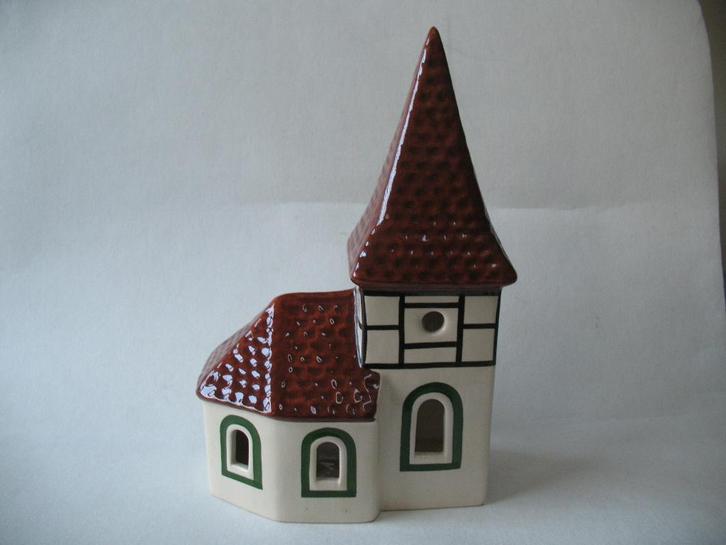 Keramiek kerkje, Ursula Leyk, Germany, Huis en Inrichting, Woonaccessoires | Overige, Zo goed als nieuw, Ophalen of Verzenden