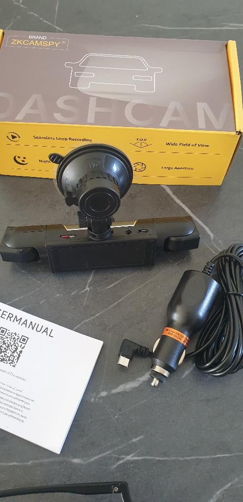 Dashcam 3 camera's, Auto diversen, Dashcams, Ophalen, Nieuw