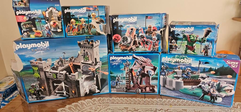 Lot Playmobil Knights, Enfants & Bébés, Jouets | Playmobil, Utilisé, Ensemble complet, Enlèvement