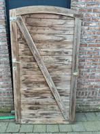 Houten deur poort voor tuin, Ophalen