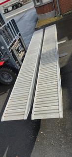 Oprijplaten aluminium 3,9m lang, Ophalen