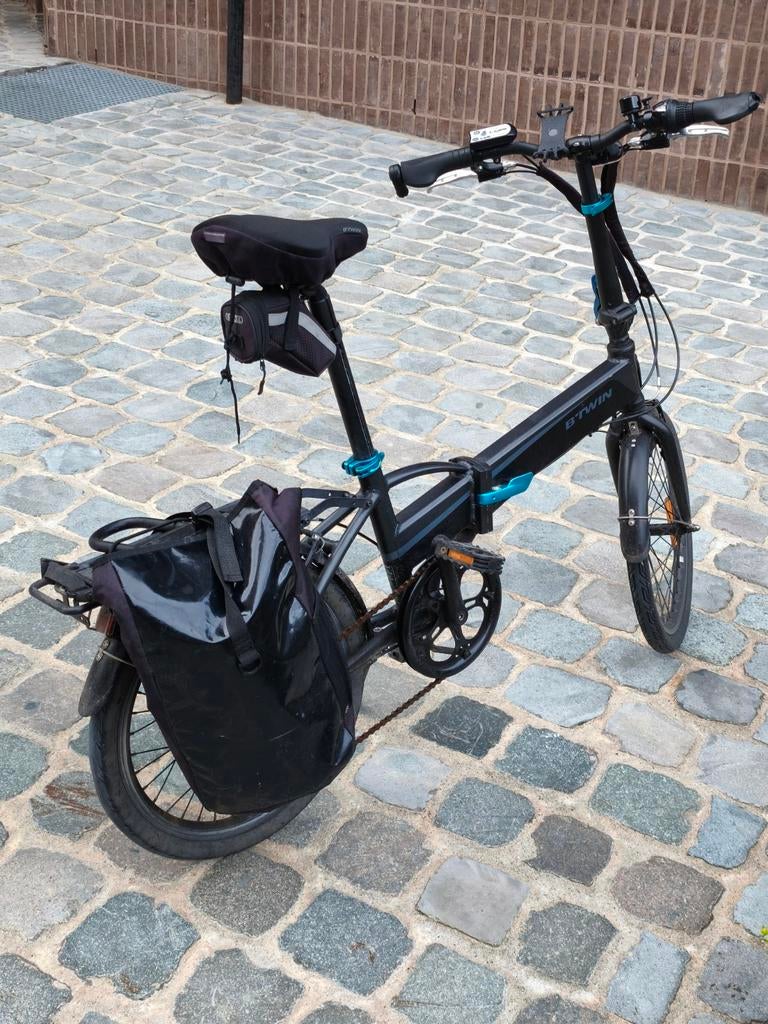 B-twin E500 vélo électrique pliable, Vélos & Vélomoteurs, Autres marques, Vitesses, Enlèvement, Utilisé