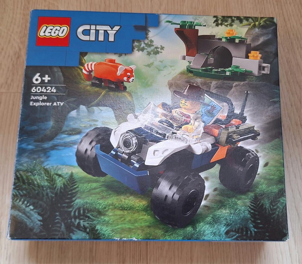 LEGO CITY -Le tout-terrain de la jungle (60424), Ophalen of Verzenden, Zo goed als nieuw, Complete set, Lego