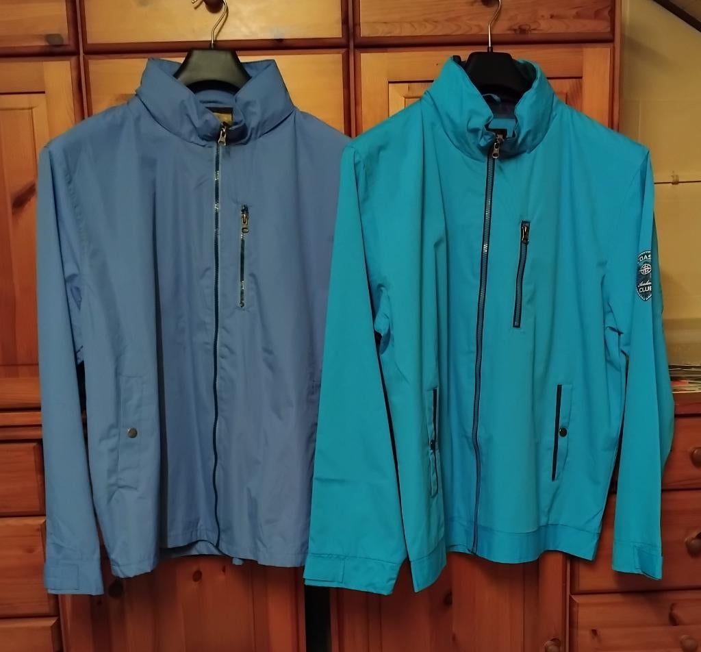 JASSEN / 2 STUKS WIND/REGEN JASSEN / MAAT XL, Kleding | Heren, Ophalen, Nieuw, Maat 56/58 (XL)