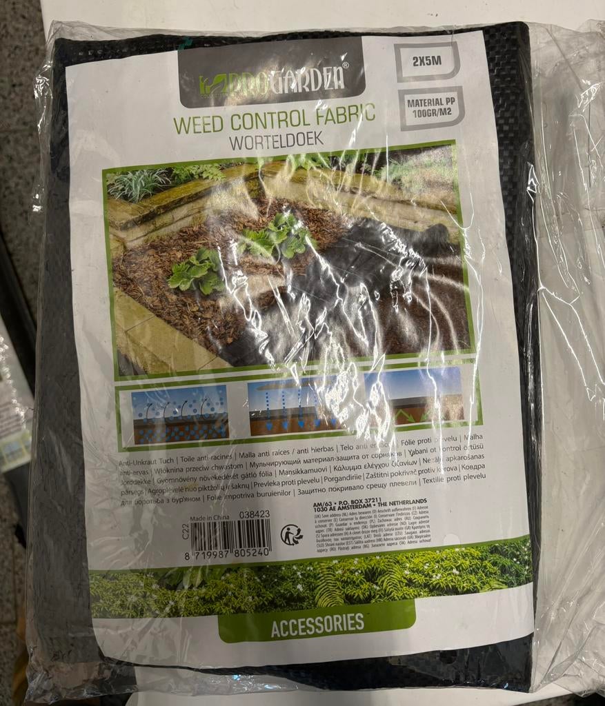 Tissu anti-racines, Jardin & Terrasse, Pesticides, Enlèvement, Neuf