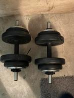 Halters met totaal gewichten 20kg makelijk af te doen enzo…, Sport en Fitness, Ophalen, Zo goed als nieuw, Halterset