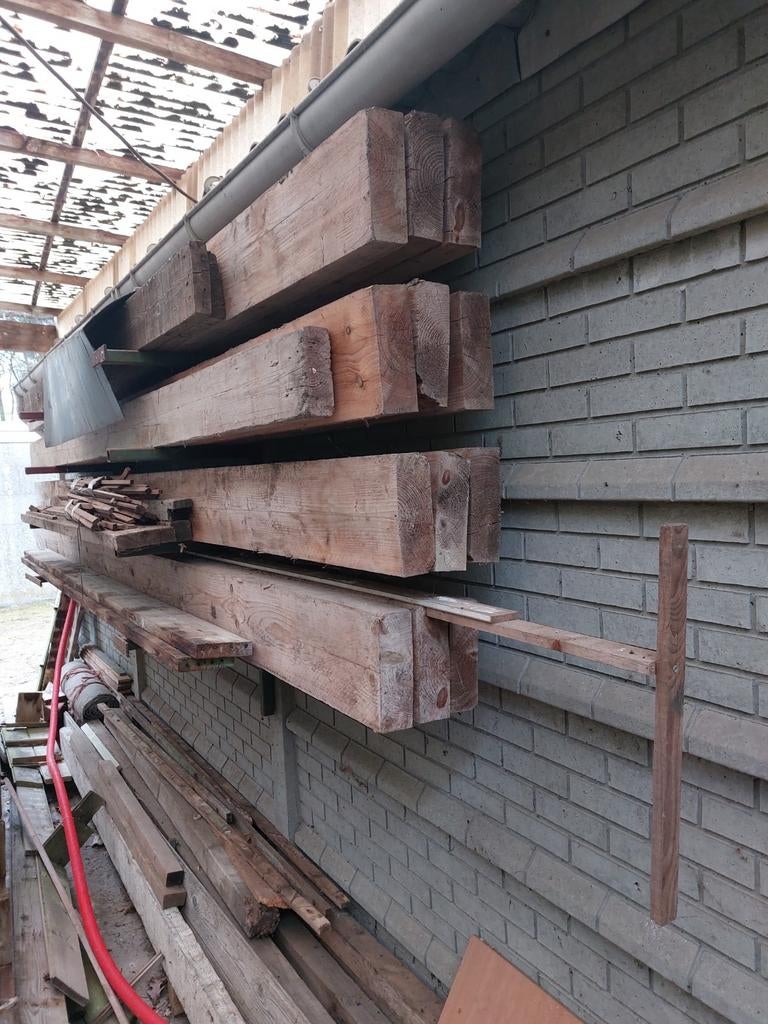 Houten balken, Enlèvement, Poutres