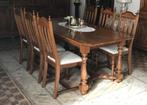Eetkamer massieve eik. Epoque Liegois, Ophalen, Zo goed als nieuw