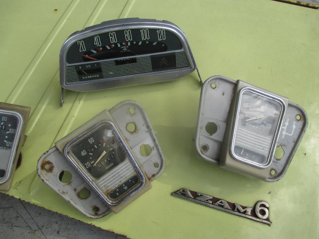 Compteurs Citroên 2cv azam 6, Enlèvement, Utilisé, Arrière, Citroën