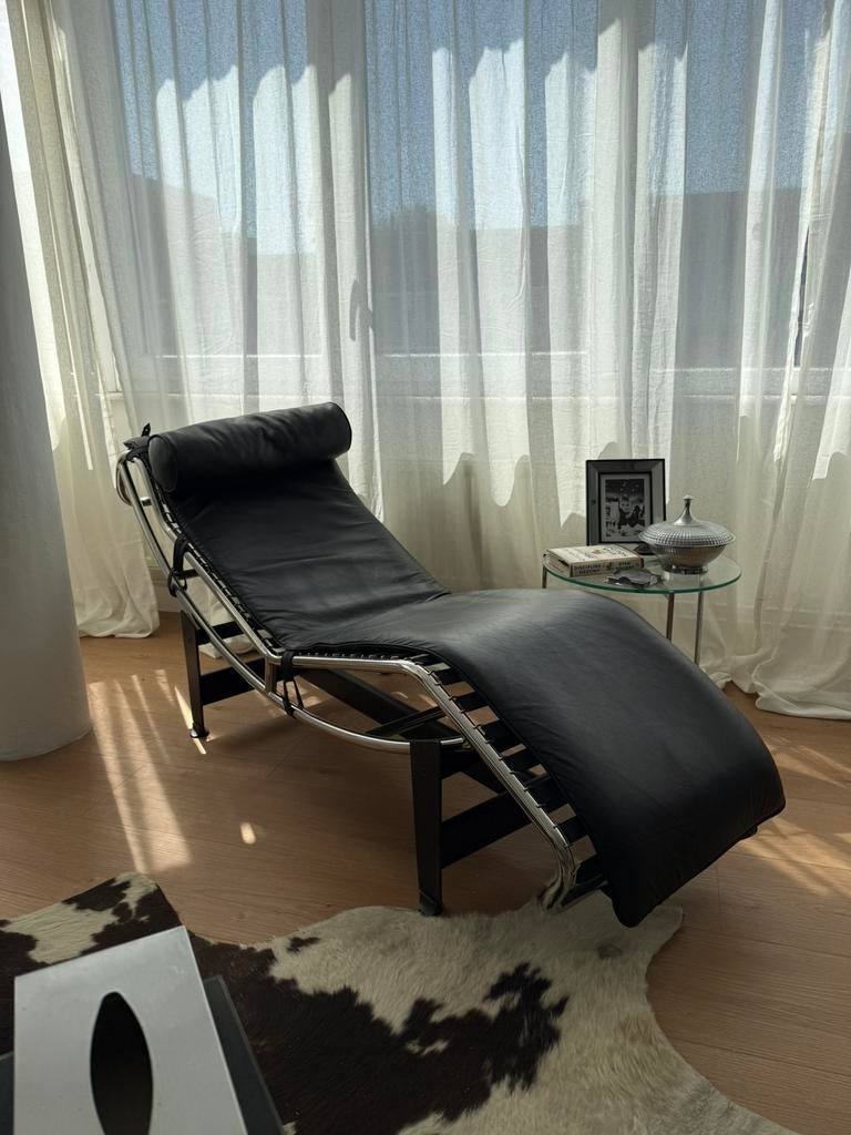 Chaise Longue style LC4 Lounge Chair moderniste Bauhaus, 150 cm ou plus, Bauhaus, Moins de 150 cm, Enlèvement