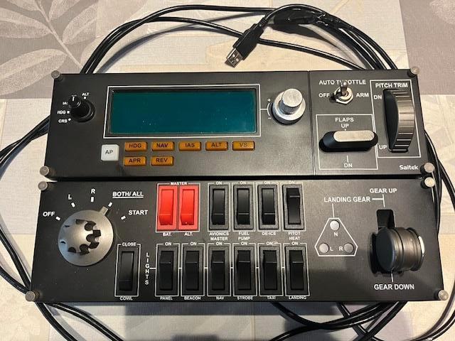 Saitek/Logitech Panels, Computers en Software, Joysticks, Zo goed als nieuw, Ophalen of Verzenden