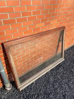 Châssis meranti, Bricolage & Construction, Enlèvement, Utilisé, Fenêtre de façade ou Vitre, Double vitrage