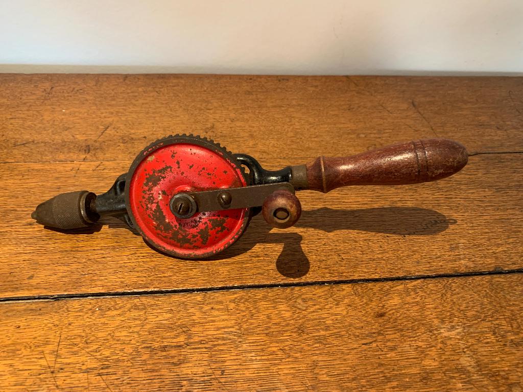 Perceuse/outil de perçage à main antique — Vintage Tools, Enlèvement ou Envoi, Comme neuf