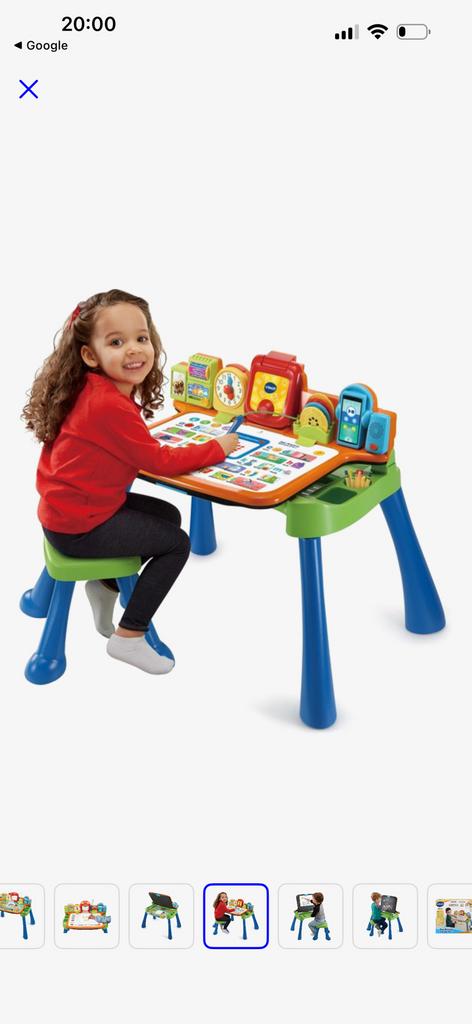 Weinig gebruikt vtech speeltafel.