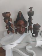 Afrikaanse beelden, Antiek en Kunst, Kunst | Beelden en Houtsnijwerken, Ophalen of Verzenden