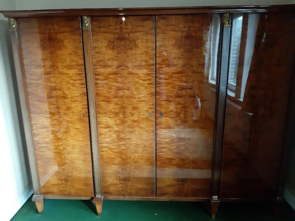 Garde-robes en acajou, Maison & Meubles, 200 cm ou plus, Utilisé, Avec tablette(s), Autres essences de bois