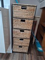 Rieten kastje met 5 lades. Perfecte staat, Huis en Inrichting, Ophalen