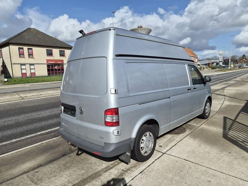 VW t5 2.0TDi - Automaat,  Verhoogd en Verlengd, Autos, Camionnettes & Utilitaires, Entreprise, 2 places, Noir, 5 portes