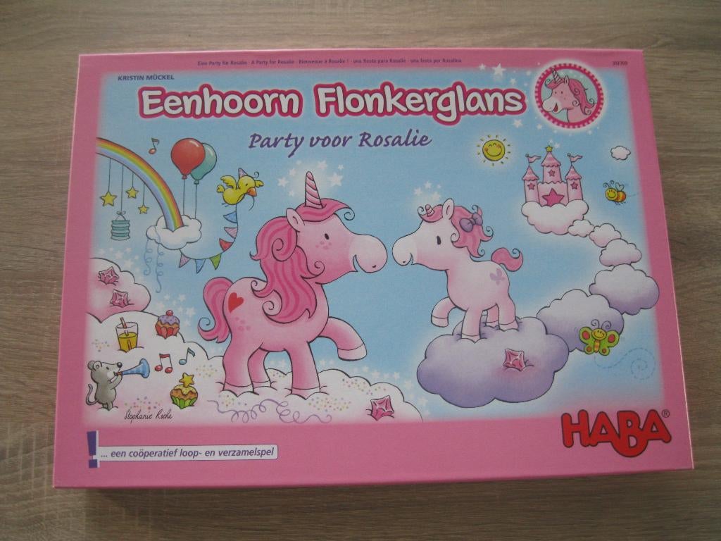 Eenhoorn fonkelglans- Party voor Rosalie Haba, Hobby & Loisirs créatifs, Jeux de société | Jeux de plateau, Comme neuf, Trois ou quatre joueurs