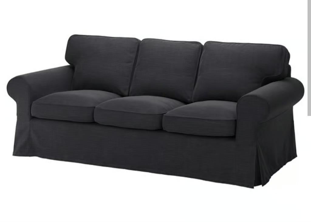 Housse idemo noir ektorp ikea, Maison & Meubles, Chambre à coucher | Canapés-lits, Noir