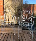 2 Chaises de jardin en fer forgé, Enlèvement, Comme neuf, Métal