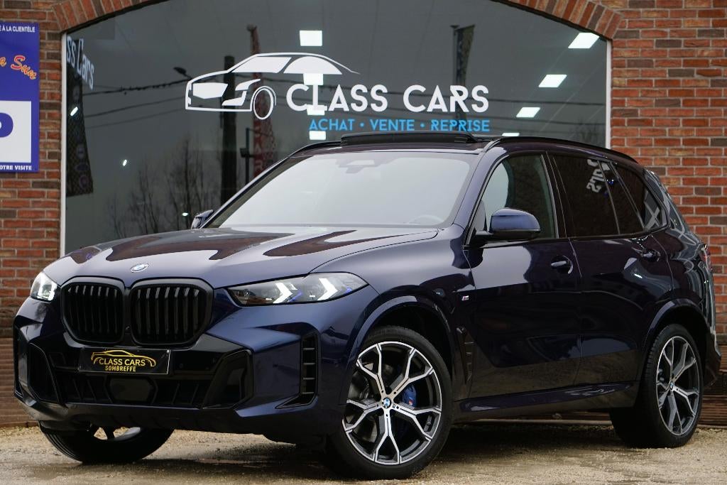 BMW X5 3.0 dAS xDrive30 MHEV TVA, BTW, RECUP, Auto's, Automaat, 2993 cc, Blauw, Leder