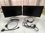 2x monitor dell, Computers en Software, Monitoren, Ophalen, Dell, 60 Hz of minder, Gebruikt