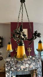 Luster met engelen, Ophalen