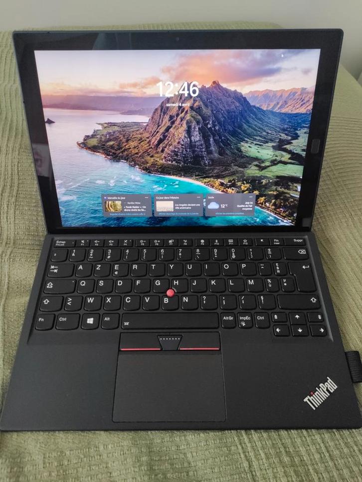 Tablette Lenovo ThinkPad X1 G2, Informatique & Logiciels, Ordinateurs portables Windows, Comme neuf, 12 pouces, SSD, Moins de 2 Ghz