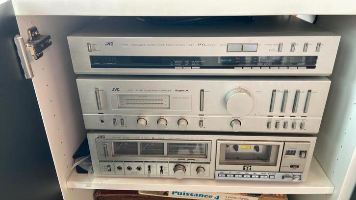 Chaîne hi-fi JVC vintage, TV, Hi-fi & Vidéo, Chaîne Hi-fi, Enlèvement