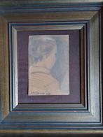Jan Toorop  1858 - 1928  Tekening Portret Kind, Antiek en Kunst, Verzenden