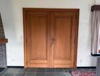 Dubbele deur volhout, Doe-het-zelf en Bouw, Ophalen, Gebruikt, 120 cm of meer, Binnendeur
