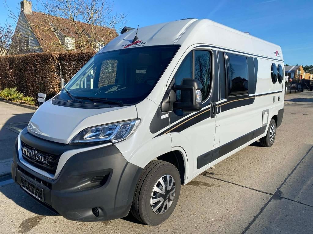 Carthago Malibu 600 GT, Caravans en Kamperen, Buscamper of Camperbus, Ringverwarming, Fiat, Fietsendrager