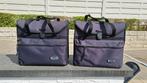 2 fietstassen, donkerblauw, Fietsen en Brommers, Fietsaccessoires | Bagagedragers, Ophalen